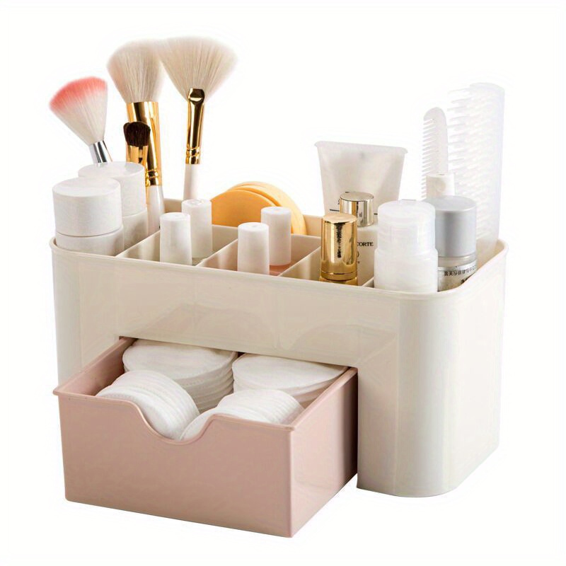 Beauty Makeup Supply - 투명 아크릴 화장품 수납함(서랍 포함), 립스틱,