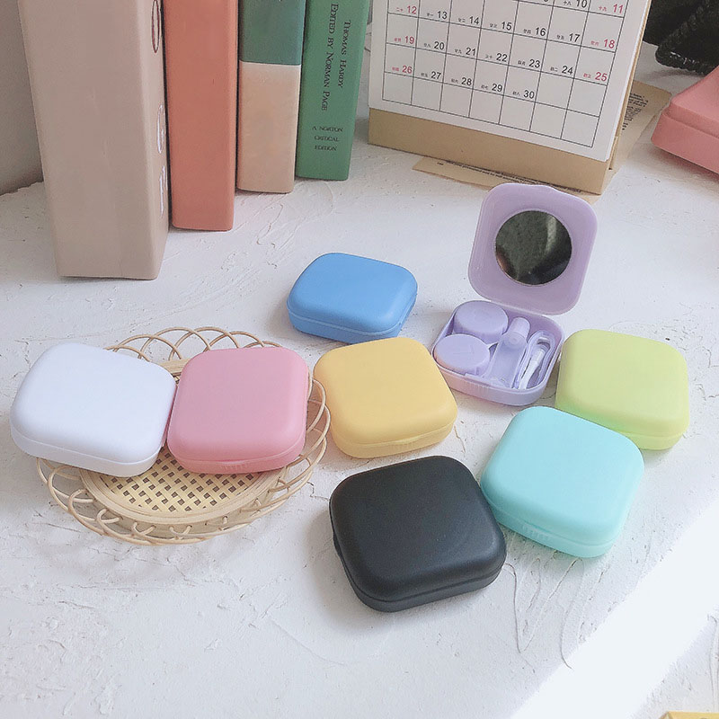 Beauty Makeup Kit - 휴대용 미니 콘택트 렌즈 케이스, 간편한