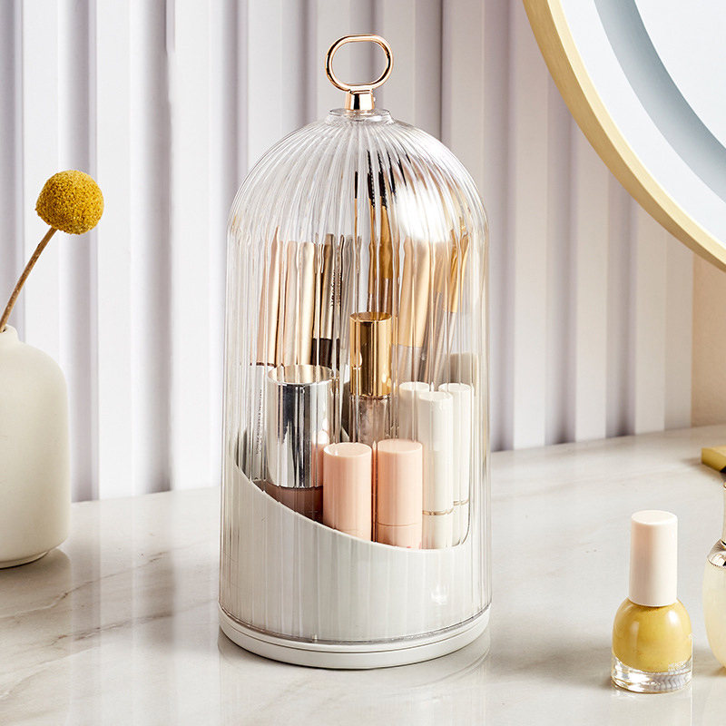Beauty Kiss Makeup - 360 ° 뚜껑이있는 회전 메이크업 브러쉬
