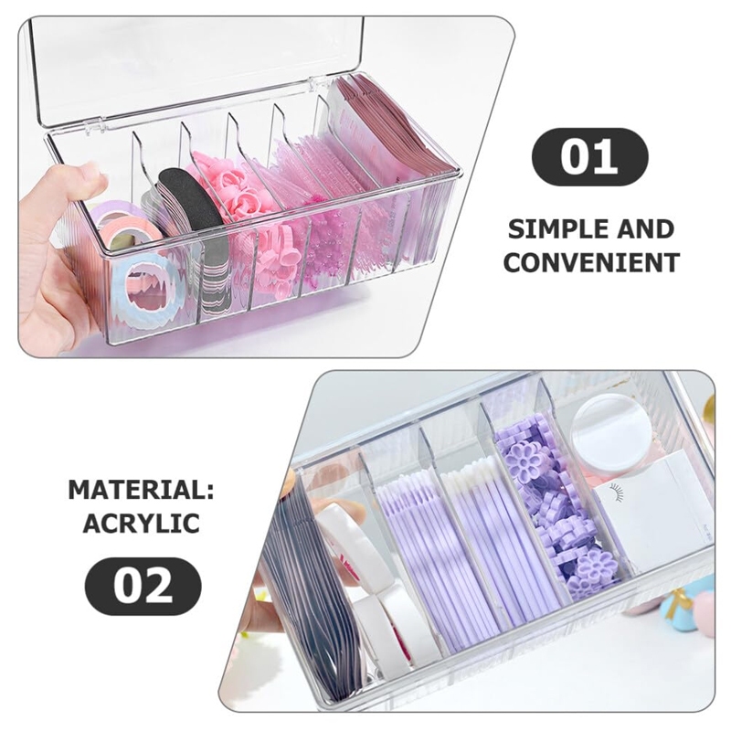 투명 속눈썹 뷰티 정리함 디스플레이 랙, 메이크업 코튼 - Beauty Makeup Supply 리뷰 및 가격