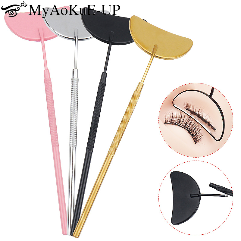 1pcs 속눈썹 연장 거울 달 모양의 분리형 스테인레스 - Beauty Makeup Supply 리뷰 및 가격