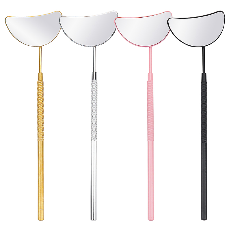 1pcs 속눈썹 연장 거울 달 모양의 분리형 스테인레스 - Beauty Makeup Supply 리뷰 및 가격
