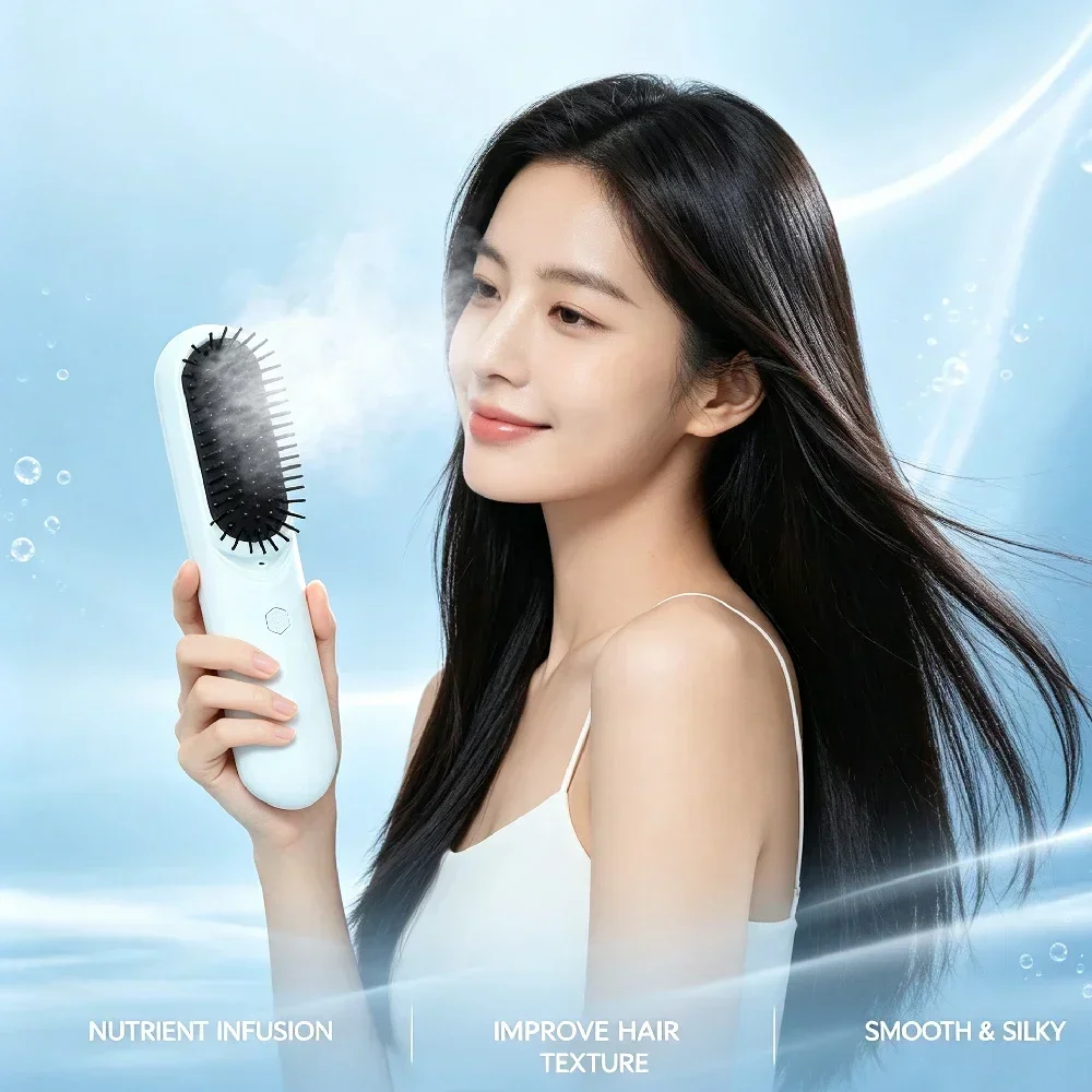 스팀 전기 헤어 스트레이트 브러쉬, 곱슬머리 및 손상된 - Hair Straightener 리뷰 및 가격