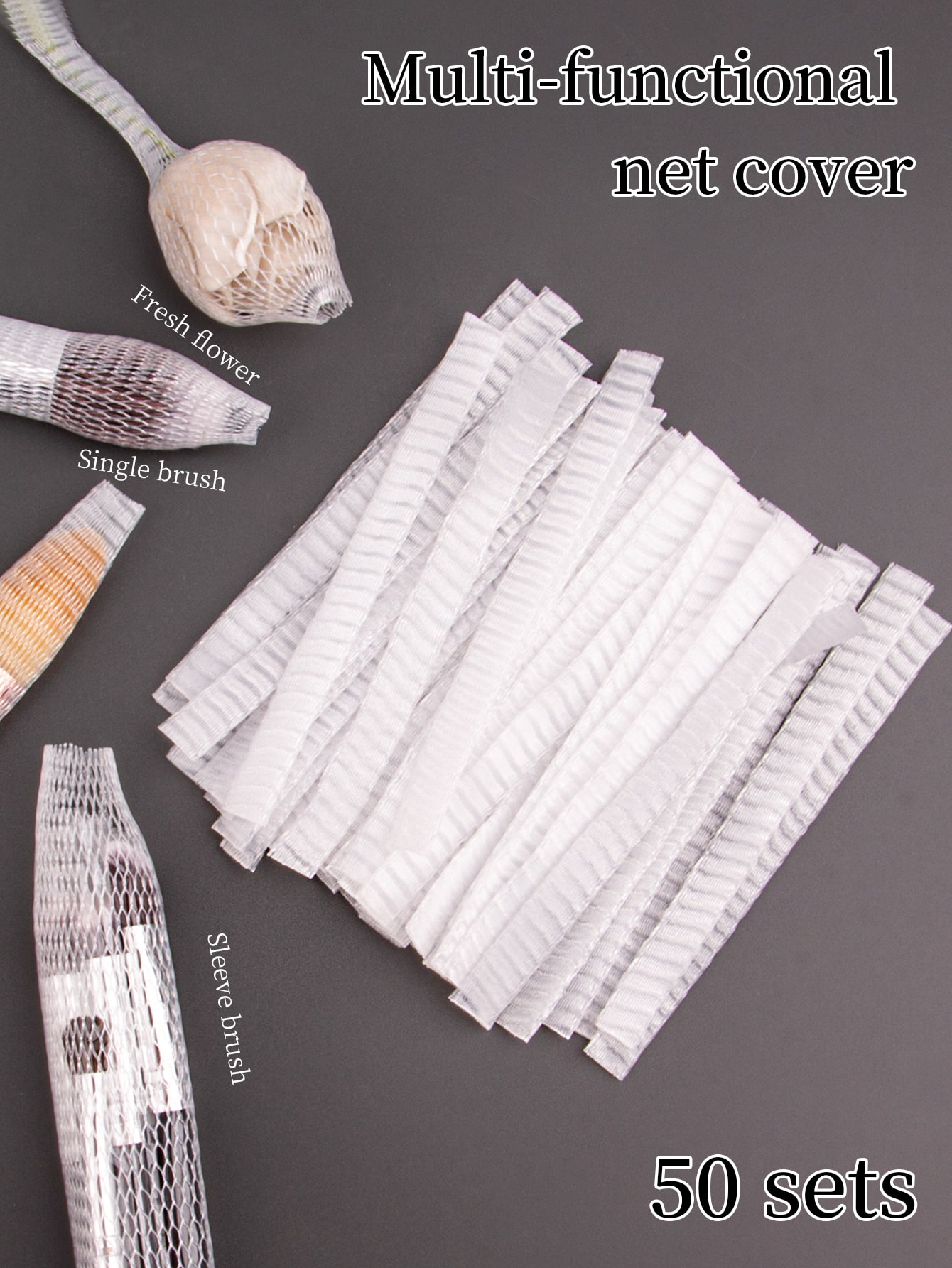 50PCS 메이크업 브러쉬 보호망 세트 로즈 거즈 세트 - Beauty Makeup Kit 리뷰 및 가격