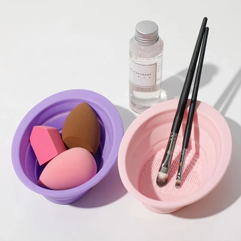 접이식 실리콘 메이크업 브러쉬 클리너 볼 화장품 세척  - Beauty Makeup Supply 리뷰 및 가격
