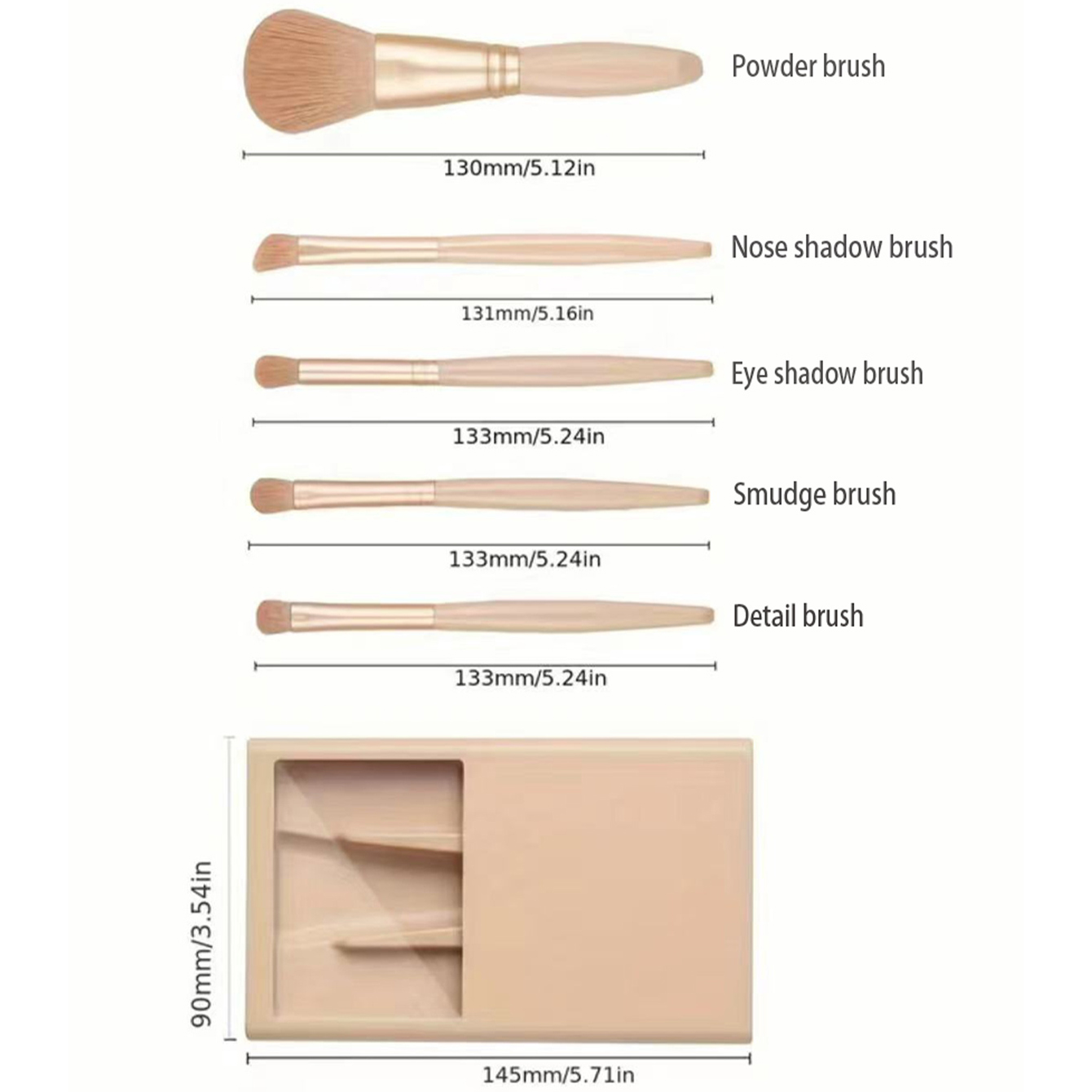 거울과 케이스 접이식 상자 스토리지 메이크업 브러쉬 세 - Beauty Makeup Case 리뷰 및 가격