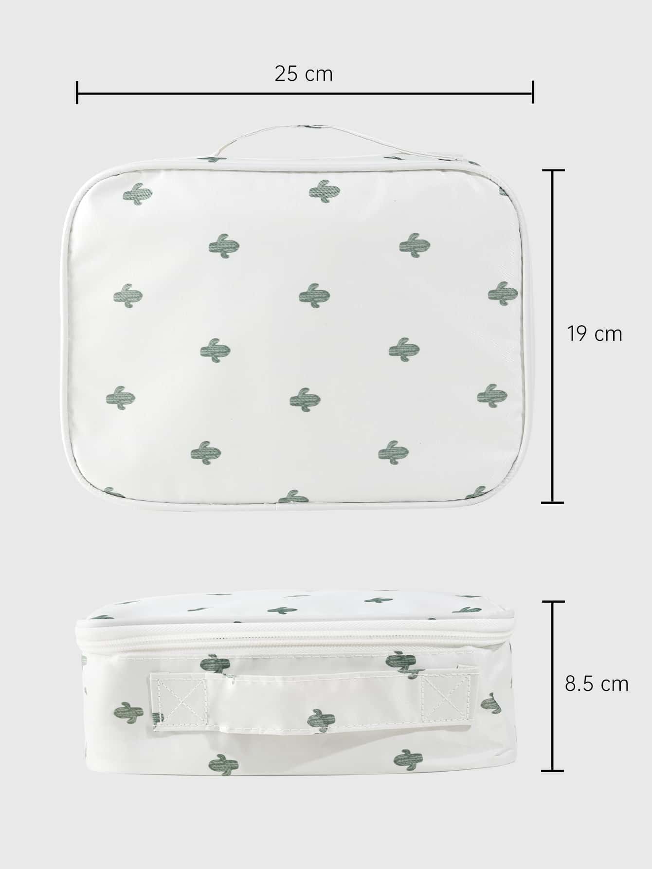 1 Pcs 선인장 인쇄 방수 화장품 가방 휴대용 핸드  - Beauty Makeup Case 리뷰 및 가격