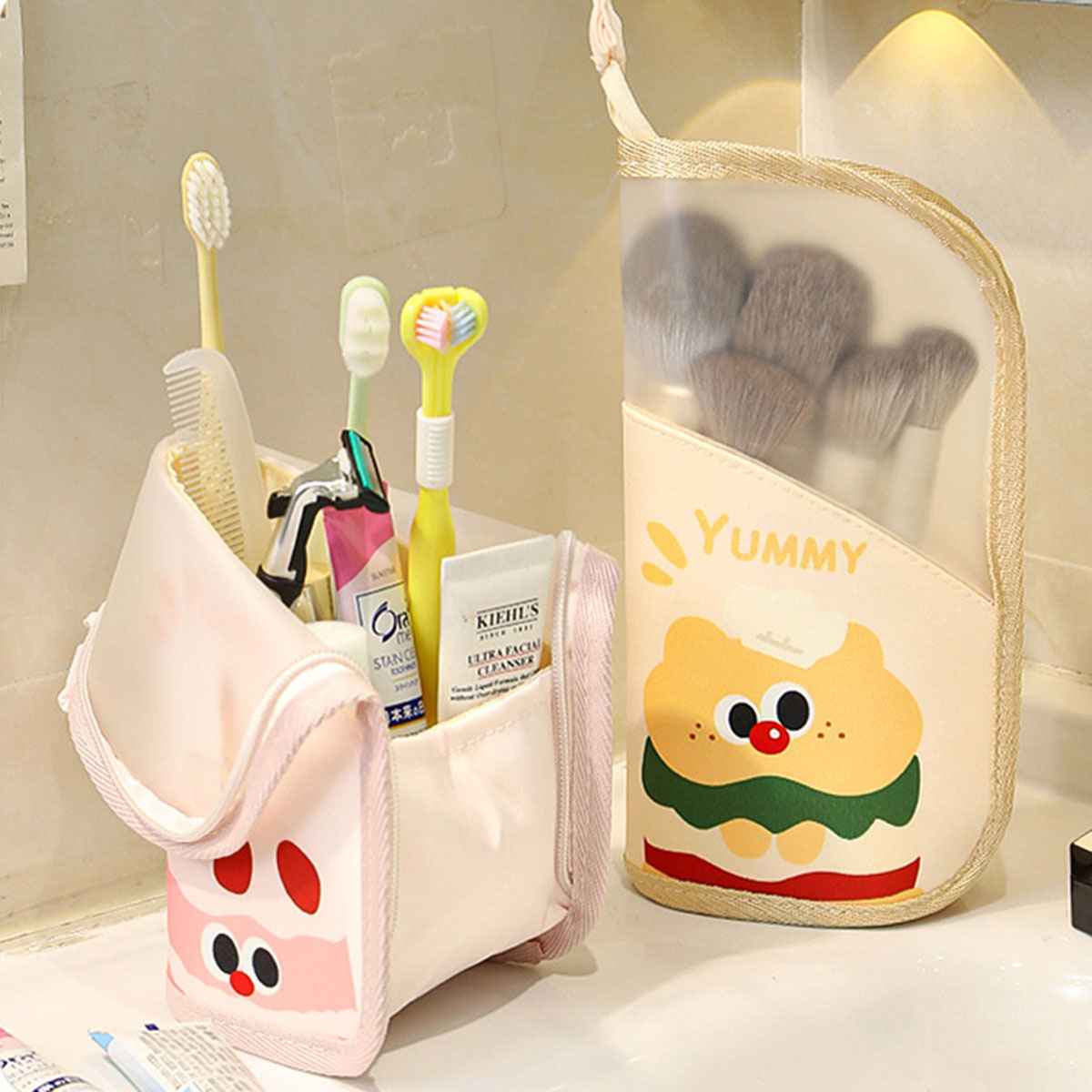 1Pcs 화장품 가방 여행 스탠드 보관 메이크업 속옷  - Beauty Makeup Case 리뷰 및 가격