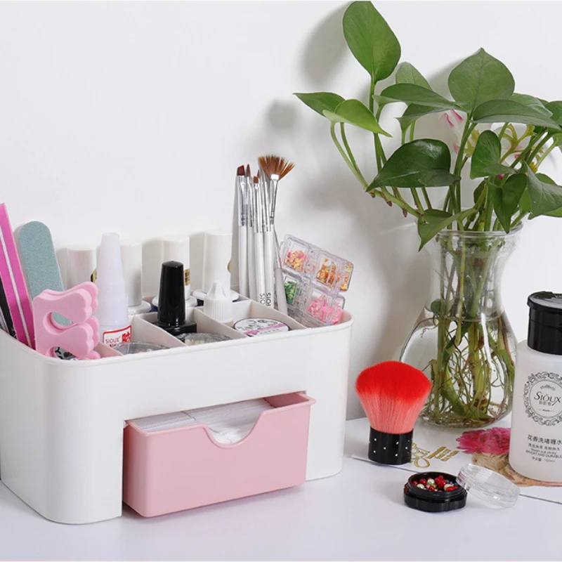 네일 아트 주최자 데스크탑 서랍 화장품 보관 상자 메이 - Beauty Kiss Makeup 리뷰 및 가격