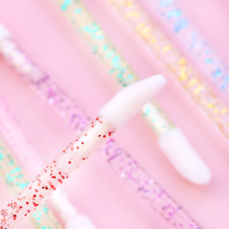 100/200Pcs 일회용 메이크업 브러쉬 크리스탈 립 - Beauty Makeup Supply 리뷰 및 가격